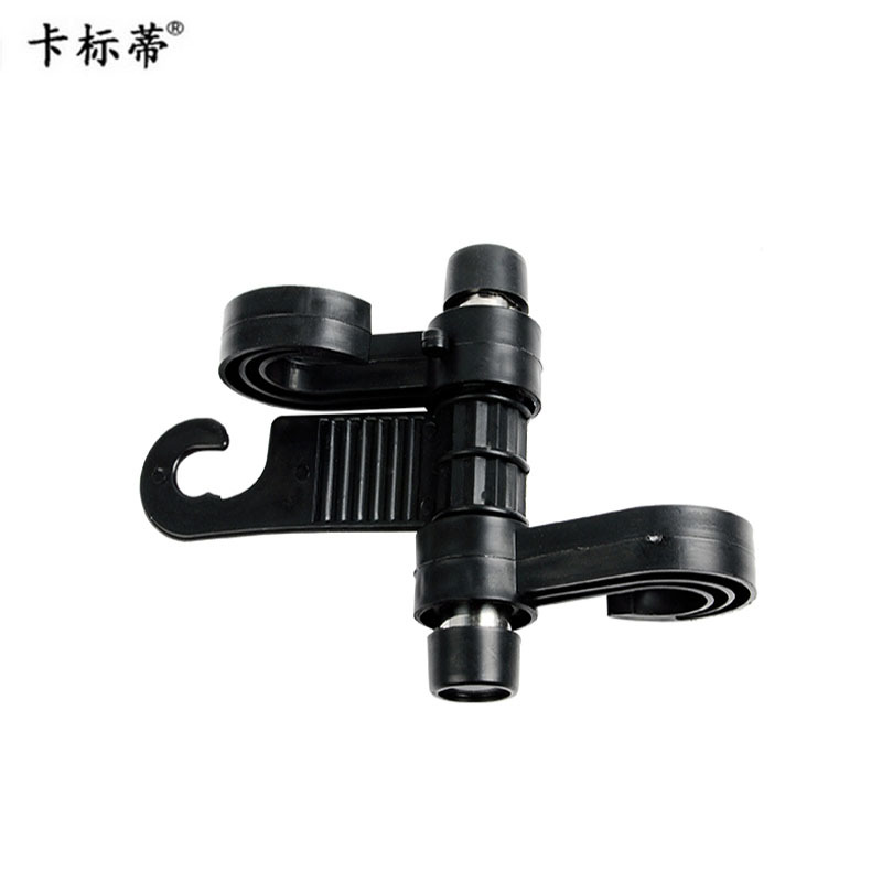 汽车椅背挂钩/车用创意塑料双挂钩/杂物钩后座挂钩产品图