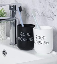 【惠司】家用卫生间清洁漱口杯牙刷杯情侣套装洗漱杯早安刷牙杯子