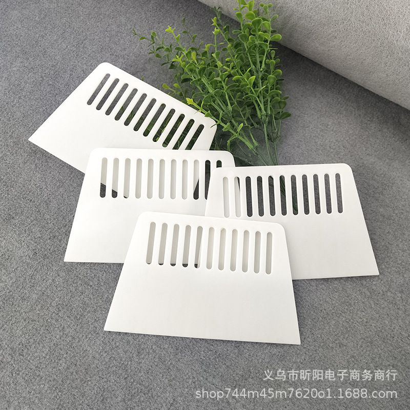 Scraper plastic wallpaper large film scraper tool Transparent paint scraper putty plastic scraper 1 yuan supply details Picture