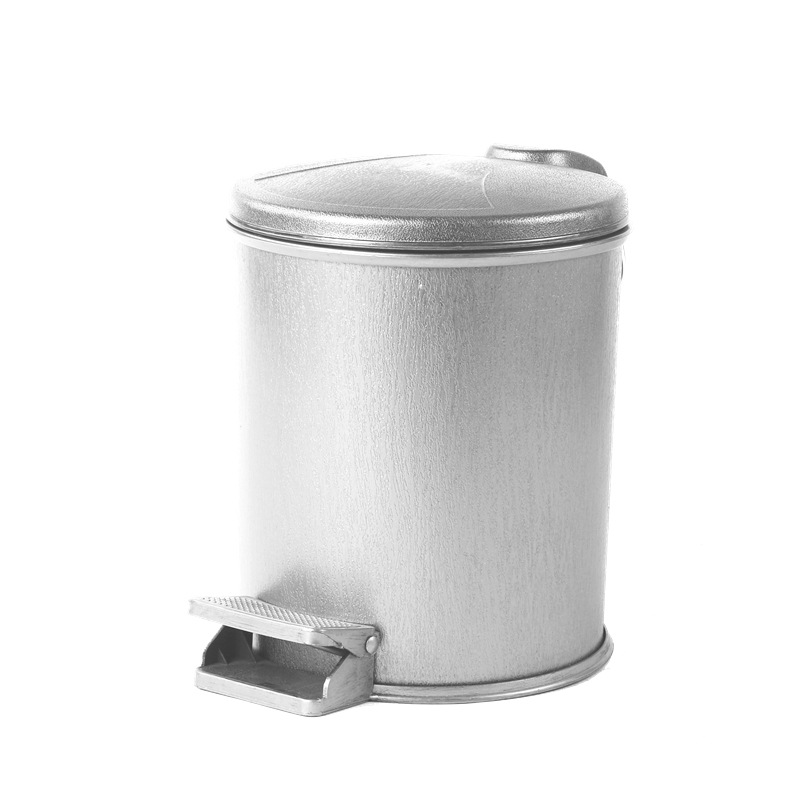 Household Foot Trashcan With Cover Toilet Kitchen Toilet Bedroom Large Paper Basket Pedal Type Rubbish Bin details Picture