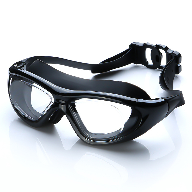 9100 Swimming Goggles Large Frame Transparent Waterproof Anti-Fog Hd Swimming Glasses For Men And Women Eye Protection Diving Goggles Swimming Equipment