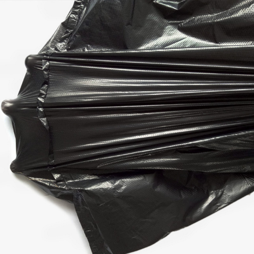 【50个垃圾袋】垃圾袋家用加厚一次性黑色背心式手提式拉圾塑料袋详情图3