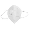 kn95 disposable protective civilian mask with valve outlet, multi-color independent packaging, anti-particle droplet folding Item Picture