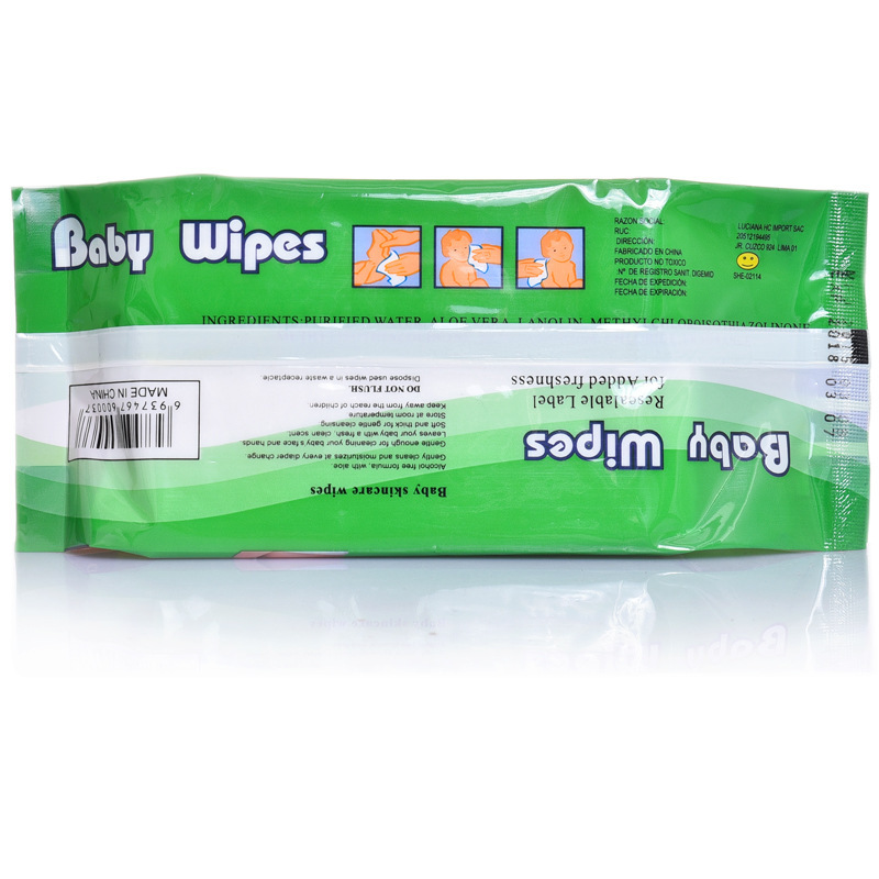 Water Lock Breathable Baby Wipes With Cover Newborn Baby Wipes 80 Pumps Item Picture