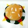 汉堡吃货世界帽子面包芝麻义乌各类外贸软帽欧美食物速食蔬菜帽子图