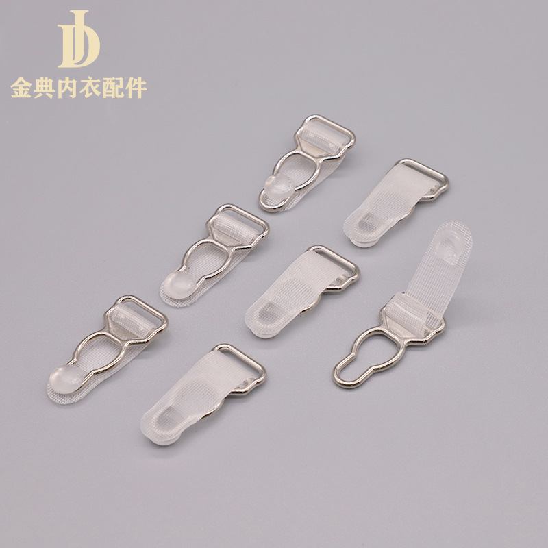 Golden Classic silk sock buckles, adult underwear accessories, hanging sock buckles, alloy gourd buckles, metal sock buckles are available in large quantities in stock Application Scenario
