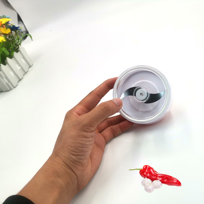 Tiktok Garlic Crusher Hand Pull Household Vegetable Cutter Garlic Blender Kitchen Dumpling Stuffing Mincing And Pulling Garlic Device Specification drawing