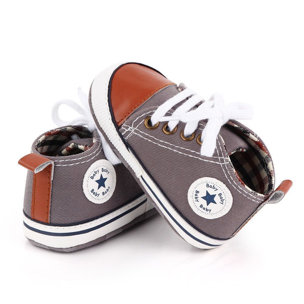 Wholesale of best-selling multi-color men's and women's spring and autumn BABY shoes, baby canvas shoes, and baby walking shoes 2486 total Specification image