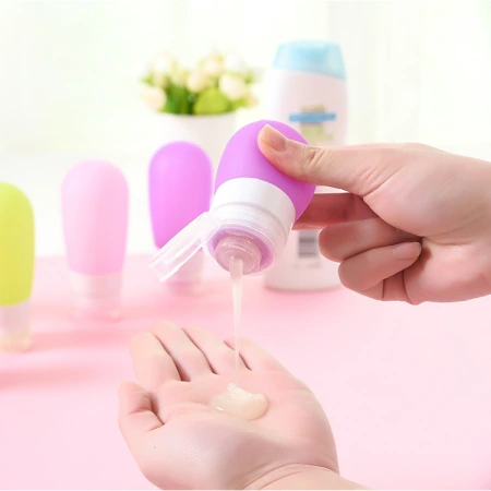 Shampoo, body wash, lotion, silicone empty bottle, business trip toiletries bag, travel supplies, travel toiletries portioning bottle set Shampoo, body wash, lotion, silicone empty bottle, business trip toiletries bag, travel supplies, travel toiletries portioning bottle set