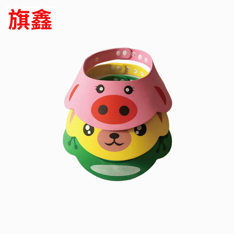 Source Factory children's hair washing cap thickened children's hair washing cap four adjustable baby bath cap baby products full figure