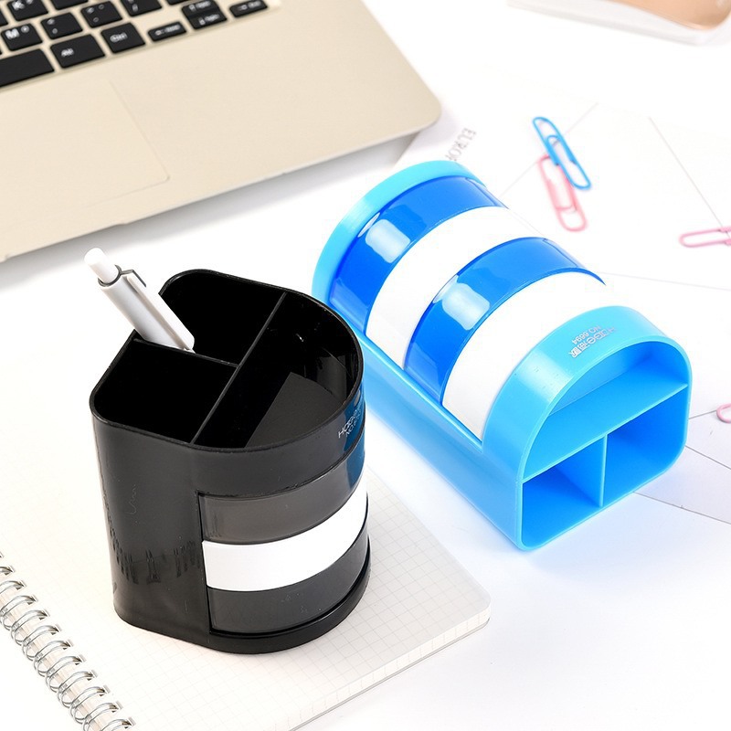 Creative four-compartment standing office stationery desktop storage box, drawer organization compartment, slanted pen holder and sock storage compartment Application Scenario