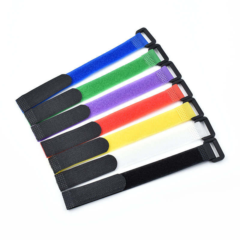 Origin Source Nylon Back Buckle Color Ribbon With Velcro Binding Nylon Cable Tie Ribbon Wholesale full figure
