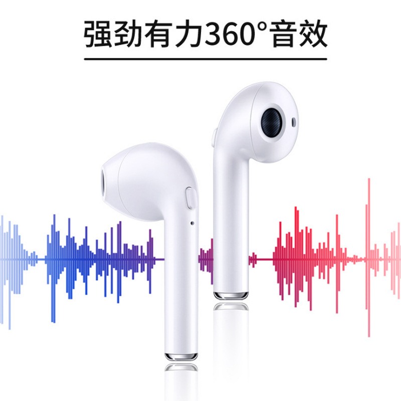 i7s Bluetooth Headphones dual-ear wireless TWS in-ear type i7mini Bluetooth Headphones 5.0 pop-up window with charging case Application Scenario