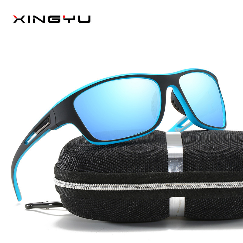 Sports sunglasses XY336 men's polarized and colorful film series glasses, dust-proof glasses, cycling glasses wholesale Specification image