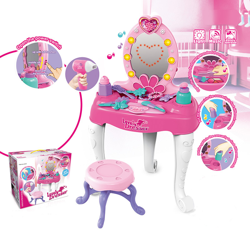 Girls play home children's makeup toys dressing up princess makeup birthday gift 6-7-8 year old girl Huaixing 0099 details Picture