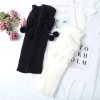 The new and fresh style of women's Korean-style Japanese student-style Ball ball bow solid color knitted sock is in the middle tube for warmth Specification image
