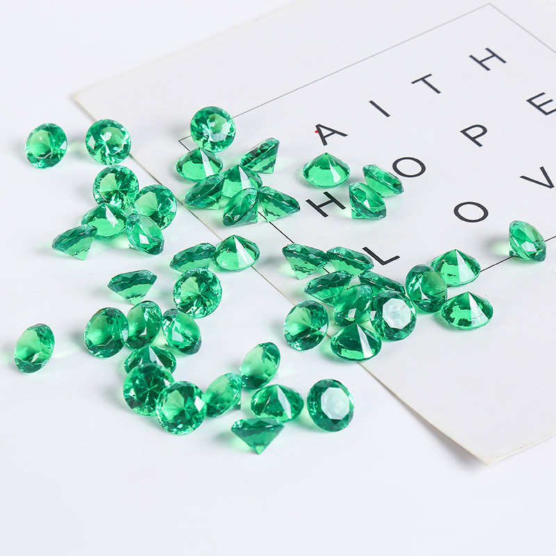 20Mm Diamond Imitation Taiwan Acrylic Tip Bottom Diamond Acrylic Jewelry Accessories Foreign Trade Naked Diamond Wholesale details Picture