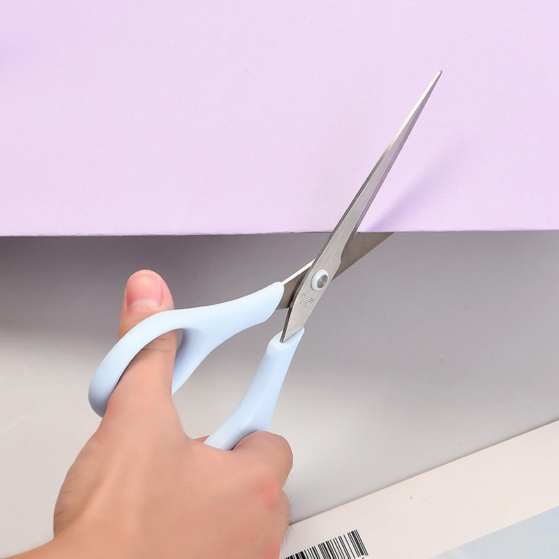 Manufacturers directly for office paper-cutting manual scissors stainless steel scissors large size small student stationery household small scissors details Picture