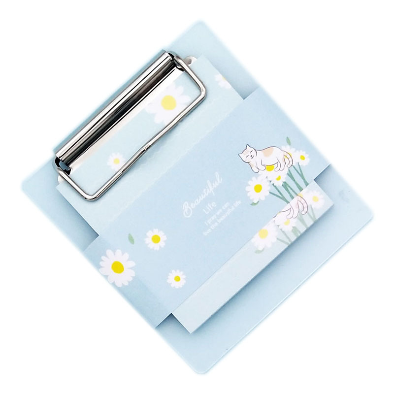 Sticky note paper, small Daisy board, clip-on sticky notes, cute cartoon sticky note book, simple student note-taking sticky note customization Item Picture