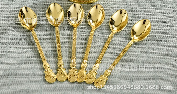 Alloy Cygnus Stainless Steel Fruit Fork Coffee Spoon Set New Swan Tableware Set Factory Direct Sales details Picture