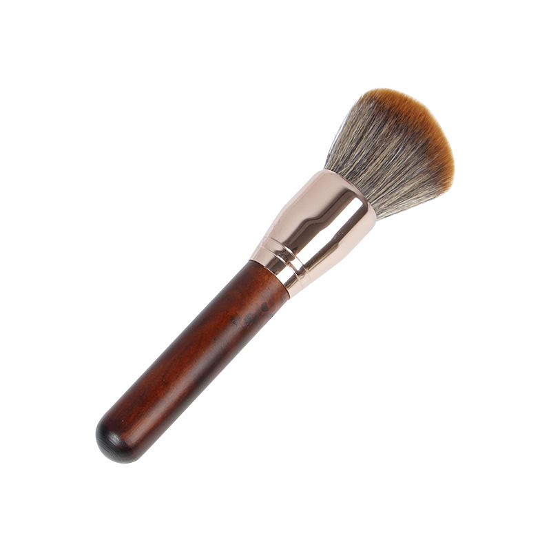 Hot Single Wooden Handle Makeup Brush Powder Blush Brush Repair Universal Brush Set Beauty Makeup Tools Manufacturers Wholesale Item Picture