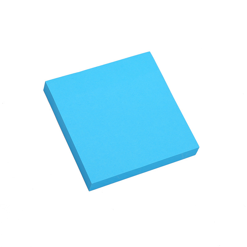 Fluorescent Post-it Notes wholesale students square tear simple Post-it notes Office notes solid color Post-it notes Item Picture