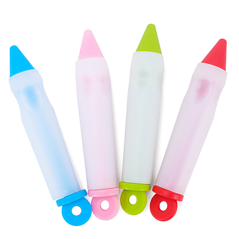 Manufacturers Wholesale Fda Silicone Decorating Pen Cake Cookies Decorating Mouth Decorating Accessories Diy Baking full figure