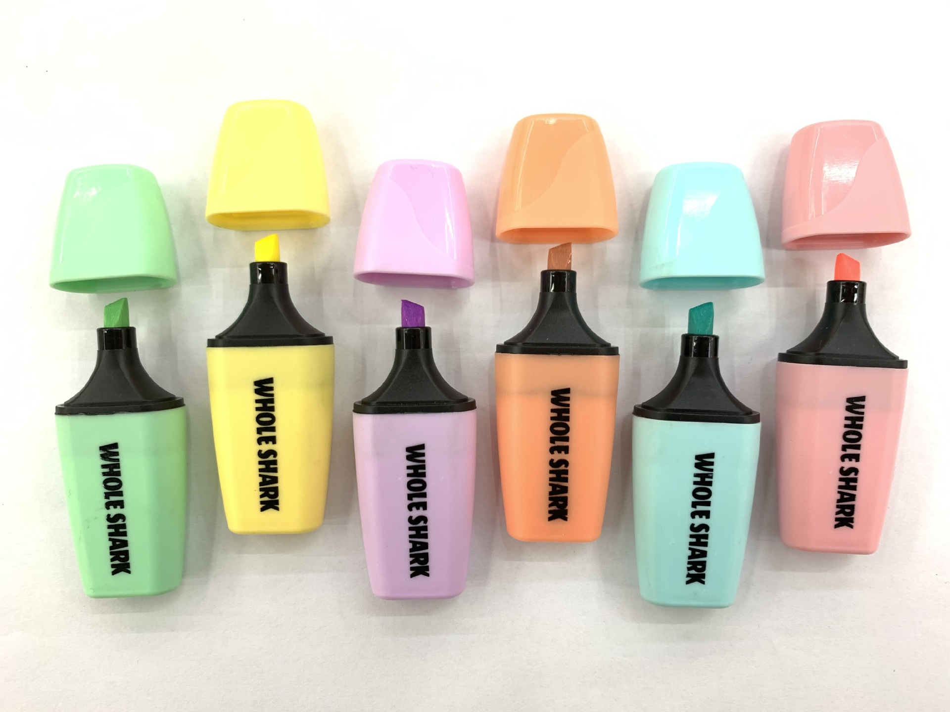 Manufacturers Wholesale Macaron Fans You Highlighters Student Colored Marker Markers Office Stationery Ledger Pens details Picture