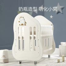 婴儿床实木欧式多功能游戏床儿童床bb床宝宝床新生儿床