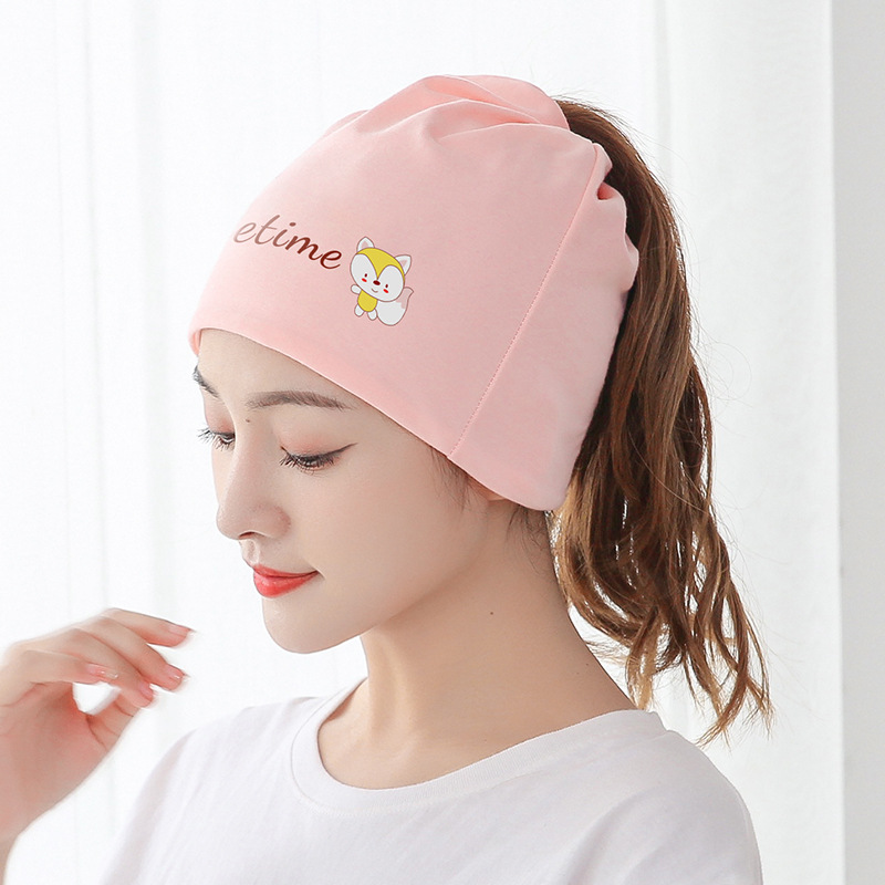 Little Cow Parent-child Picture Spring and Summer Maternity Hat, New Mother Hat, Lady's Pile Hat, Maternity Hat, Headscarf, Hair Band Set 62101 Application Scenario