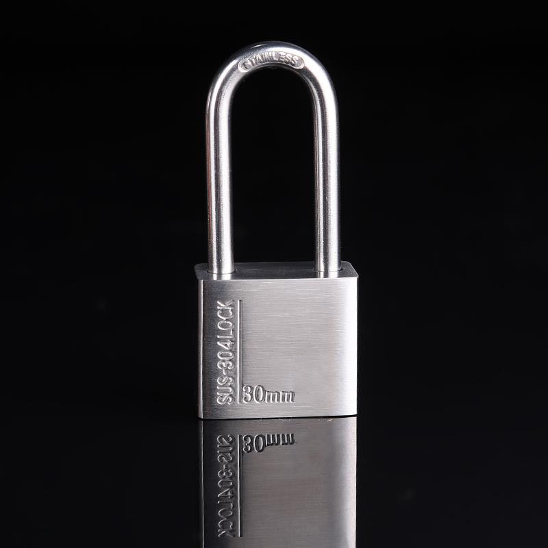 304 Stainless Steel Padlock Industrial Safety Open Size Complete Laser Lettering Manufacturers Direct Heating Sale details Picture
