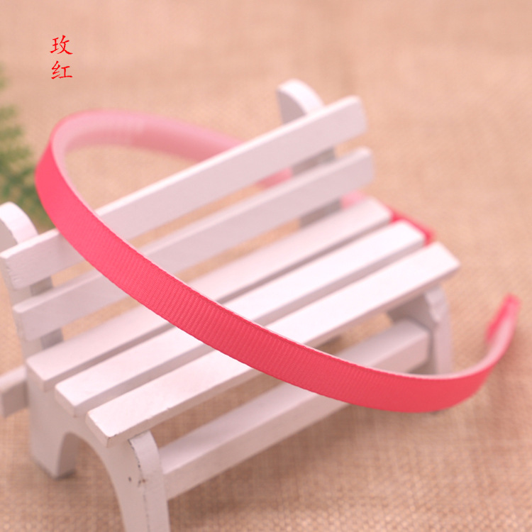 Diy Hair Band 1 Cm Step Tooth Paste Cloth Korean Version Hand-Wrapped Cloth Girl Hair Band Accessories Wholesale Application Scenario