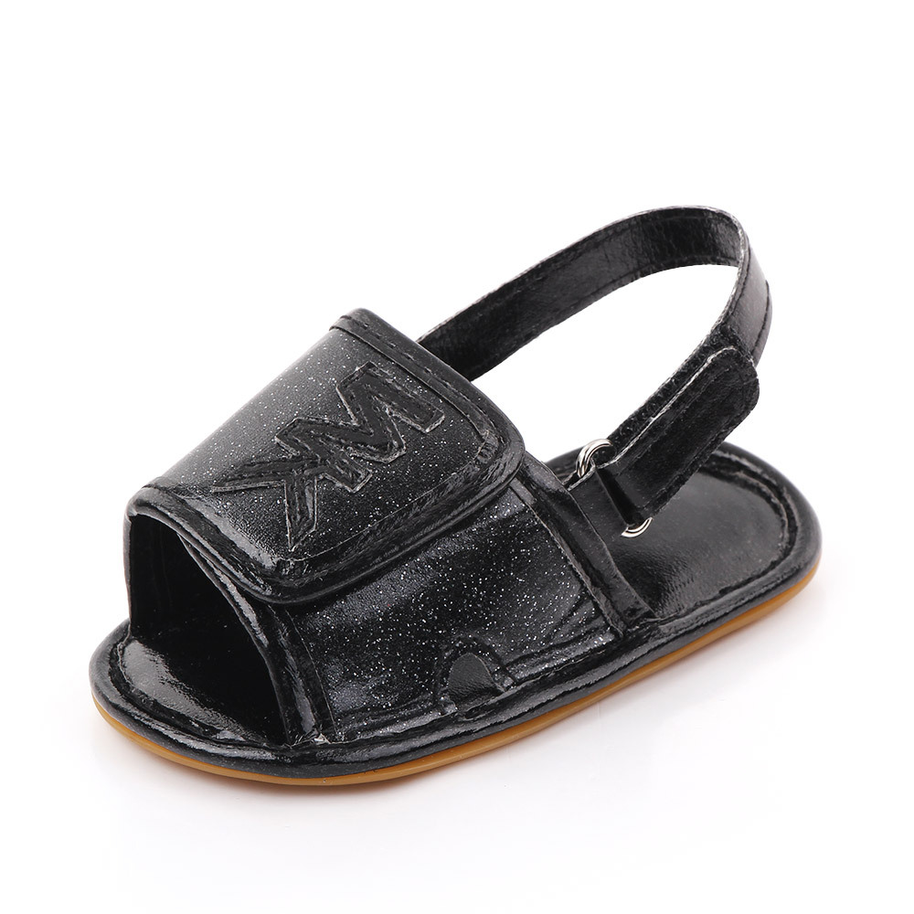 0-1 year old shiny leather baby shoes, baby sandals, baby shoes, soft-soled rubber-soled baby shoes wholesale 2406 Item Picture