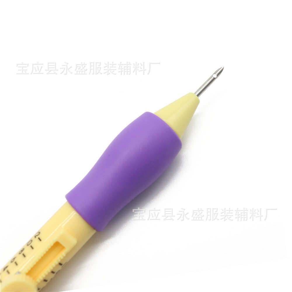 Cross-border cross-stitch purple pothole player DIY Pothole Needle maker with two needles for wholesale Item Picture