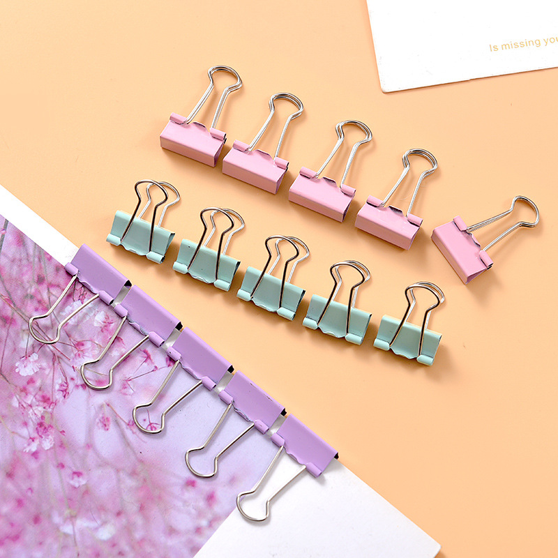 Factory direct supply: Long tail clip, thumbtack, paperclip, four-compartment set for office use, colorful dovetail clip, student storage combination Specification image