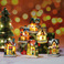 圣诞装饰品树脂小房子/微景观树脂房子小摆件圣诞节礼物产品图