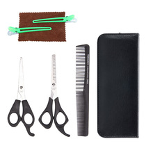 Hair clipper Bangs thin, teeth clipper, flat clipper, hair comb, hair clip, pink combo set, children's hairdressing set