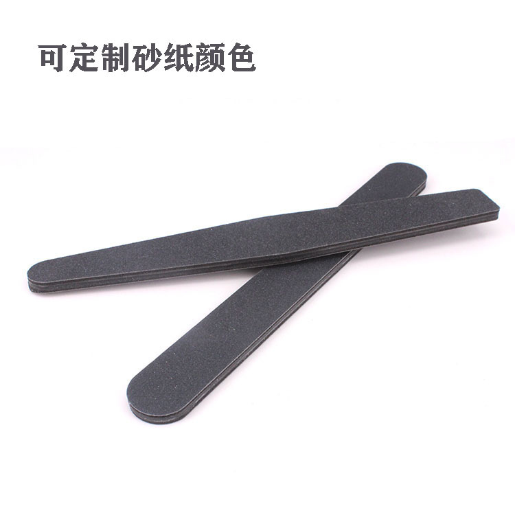 Factory direct sales of brown abrasive nail files, washed nail files, sandpaper, rubbing strips, grinding strips, manicure sandpaper files, shanilak details Picture