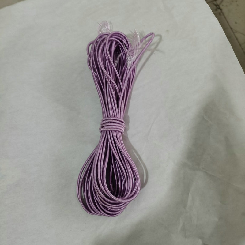 货源乳胶松紧服装辅料橡筋绳尼龙外皮芯弹力绳拉绳丙纶材质绳子细节图