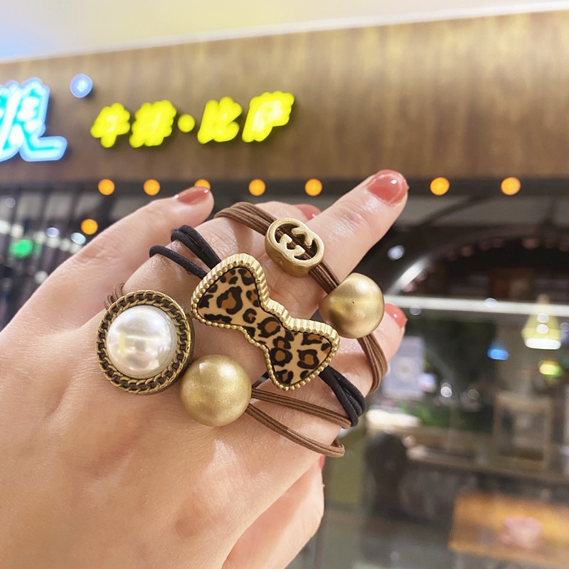 Net Red Head String Head Accessories Rubber Band Hair Band Adult Female Student Korean Version Simple Cute Rubber Band Hair Ins Specification drawing