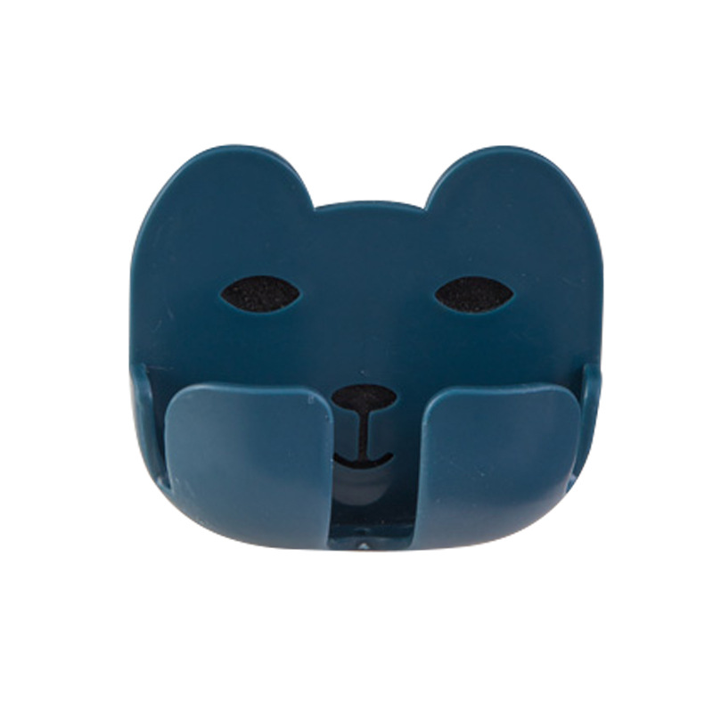 Two creative cartoon cartoon animal-sticking power socket hooks for household kitchen appliances and hanging wires Item Picture