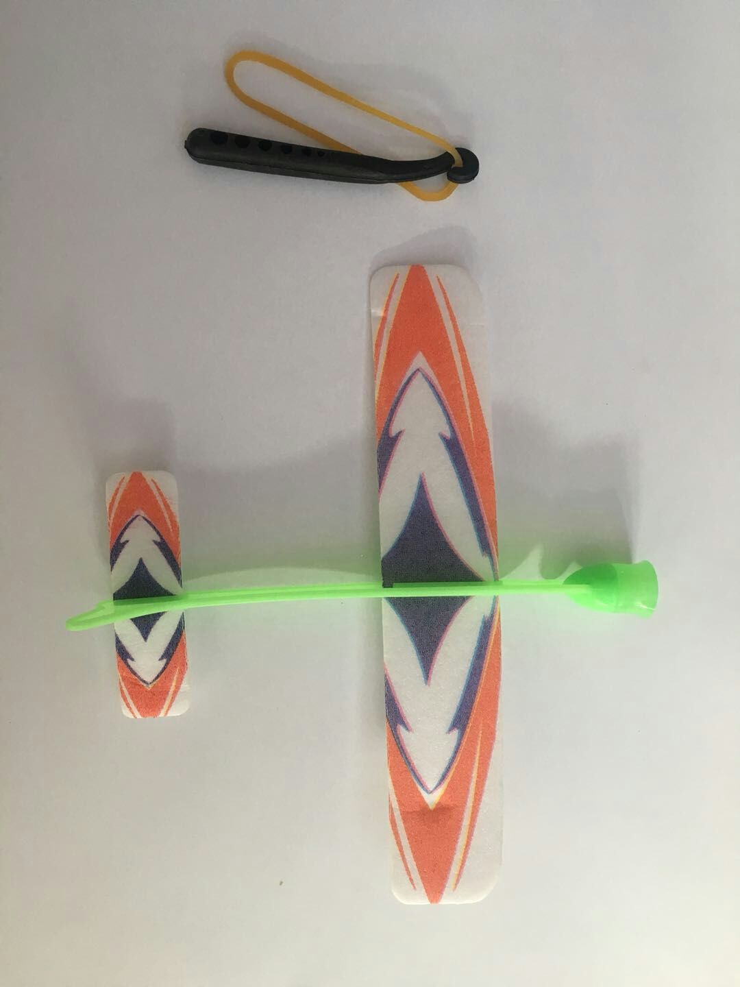 DIY children's toy suction cup ejection aircraft, toy rubber band ejection aircraft factory direct sales details Picture
