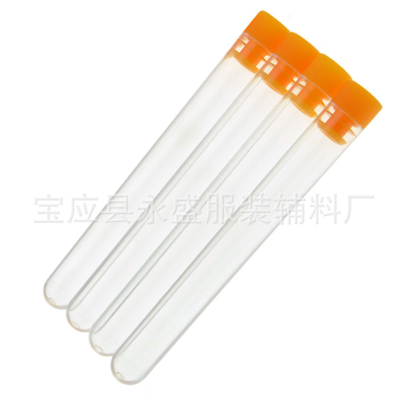 批发透明密封缝纫针收纳针筒 厂家供应手缝针大眼针装针筒