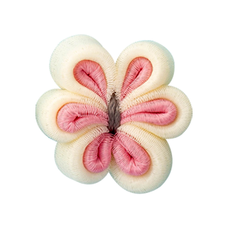 俊美浴球/可爱少女超柔/泡泡搓背大号白底实物图