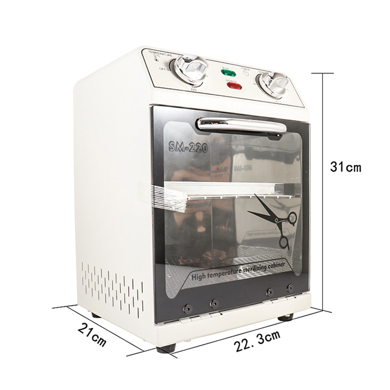 Wholesale of SM-200 manufacturer's high-temperature disinfection cabinets for towels, scissors, nail tools, and double-layer disinfection boxes for household and commercial use details Picture