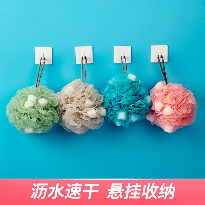 Beautiful Adult Mud Sponge Bath Ball 50G Super Soft Bath Flower Wholesale Color Large Bath Bath Ball Specification drawing