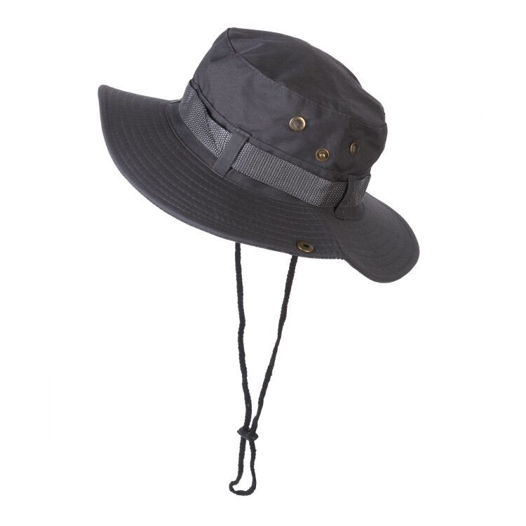 Outdoor Fisherman Hat Large Canopy Shade Fishing Hat Mountaineering Jungle Sunblock Hat For Men And Women Logo Webbing Benny Hat Application Scenario
