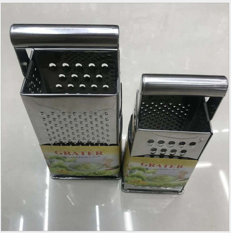 Four round steel handle 8 inch 9 inch planer stainless steel kitchen multi-purpose planer Zhejiang Yiwu factory direct sales Item Picture