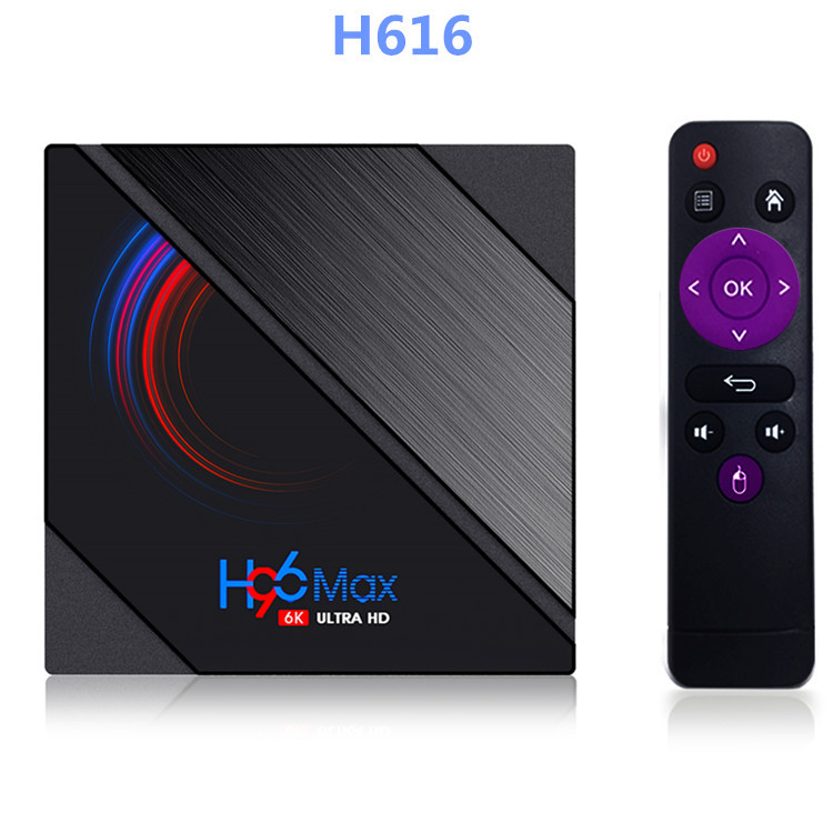 h96 max h616机顶盒 Allwinner 双wifi android10.0 蓝牙4GB/64G图