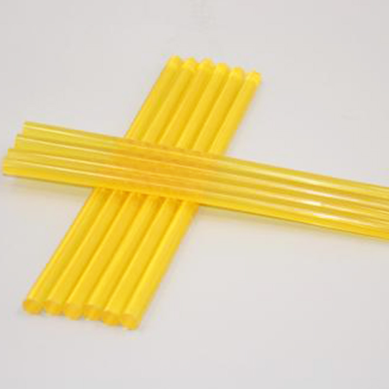厂家直供浅黄色透明热熔胶棒 高粘热熔胶条7/11mm 胶枪热熔胶详情图2